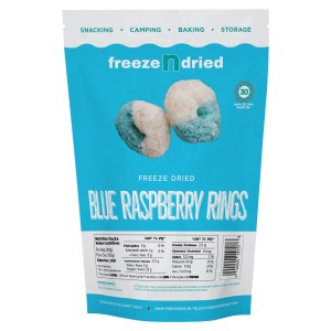 Freeze Dried Blue Raspberry Rings