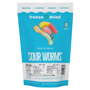 Freeze Dried Sour Worms